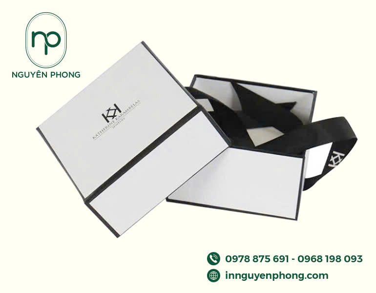 Hộp cứng phong cách tối giản, hiện đại